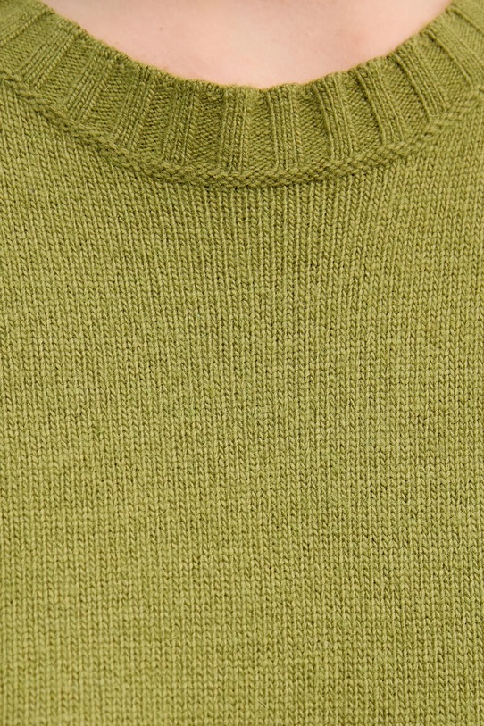 United Colors of Benetton kamizelka z dodatkiem wełny 126WD10BA zielony