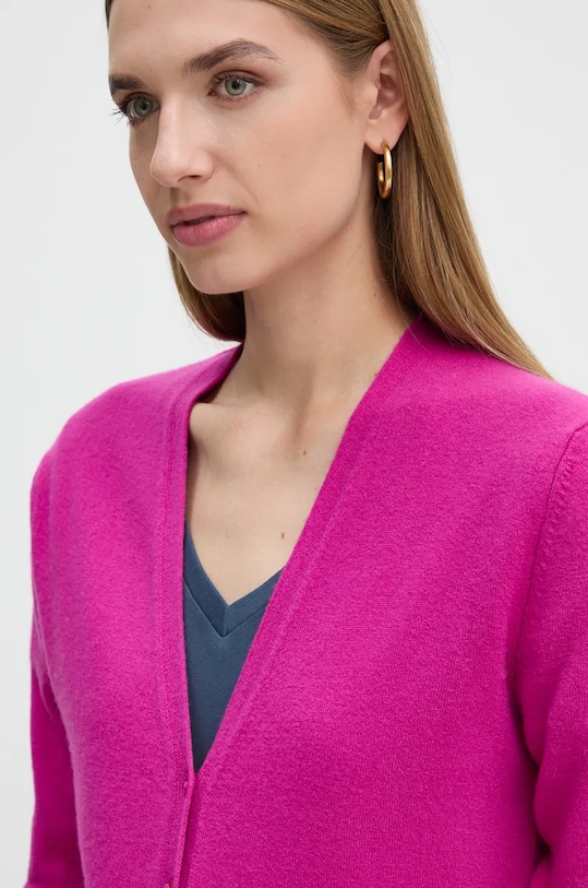 Vlněný svetr United Colors of Benetton fialová 1002D6879