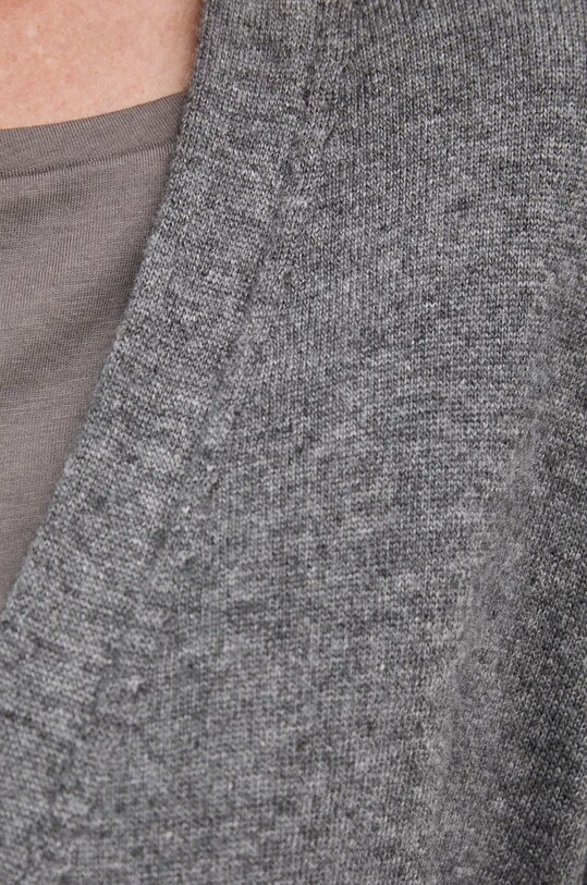 Kardigan s primjesom vune United Colors of Benetton 1035D602A siva