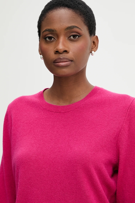United Colors of Benetton pulover de lână roz 1002D10BG