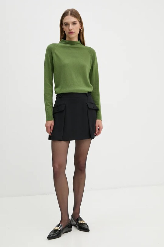 United Colors of Benetton pulover din amestec de lana 1035D203B verde AW24