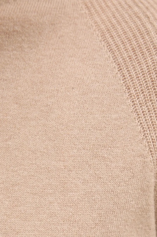 United Colors of Benetton pulover din amestec de lana 1035D203B bej