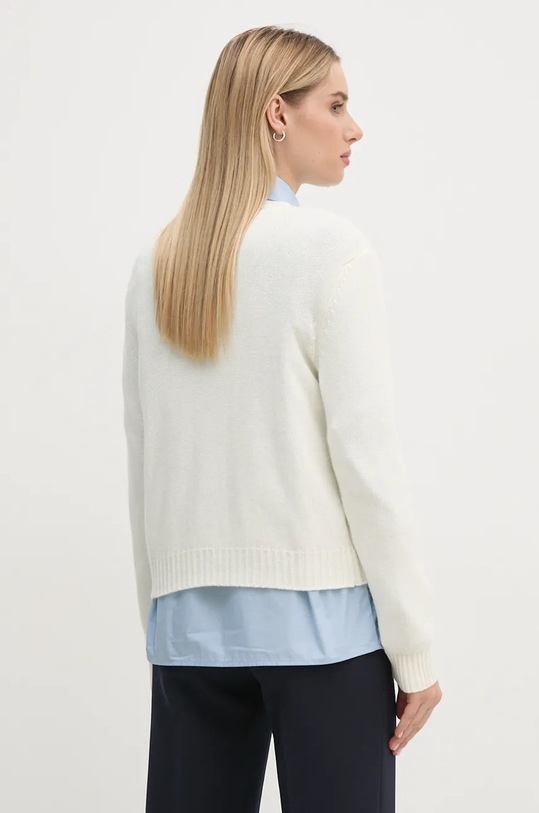 Odzież United Colors of Benetton sweter z domieszką wełny 1335E10B4 beżowy