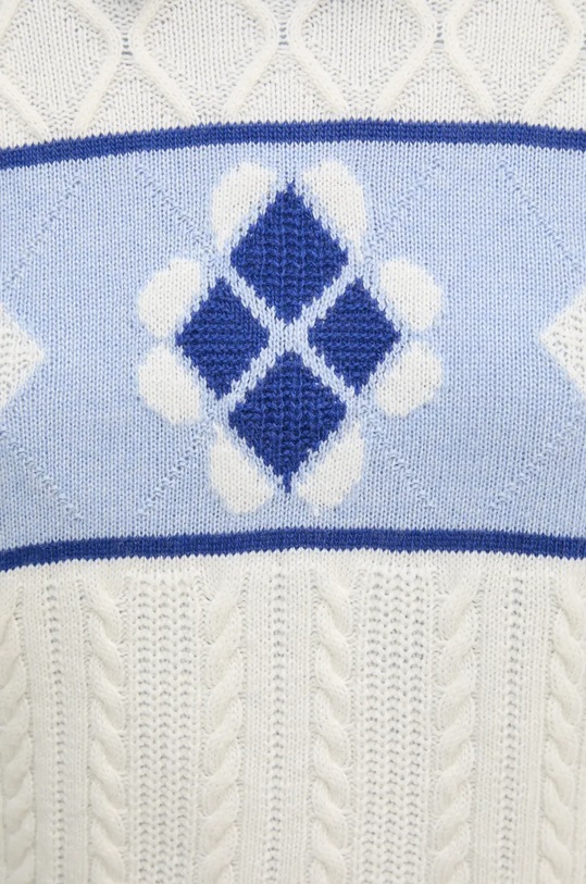 United Colors of Benetton sweter z domieszką wełny 1335E10B4 beżowy