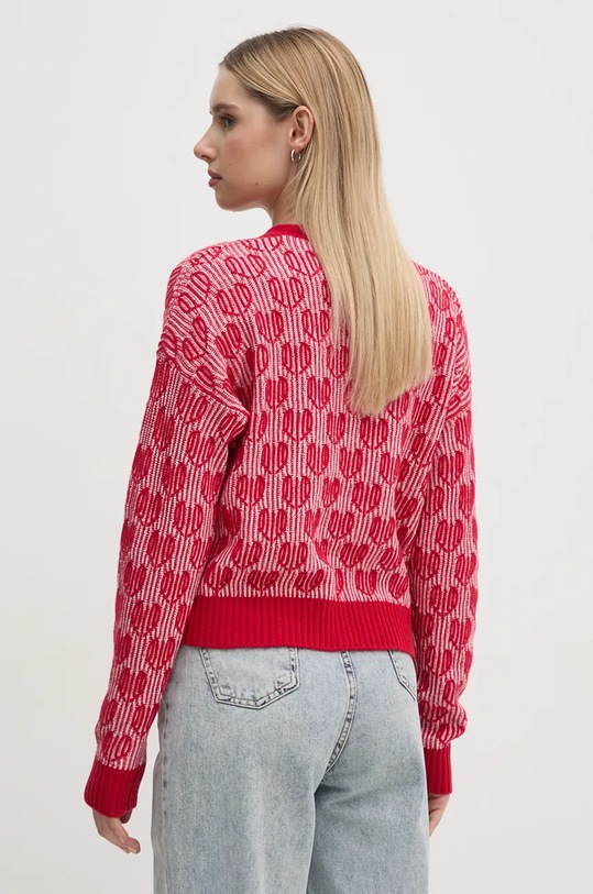 Ρούχα Μάλλινη ζακέτα United Colors of Benetton 1435E603W κόκκινο