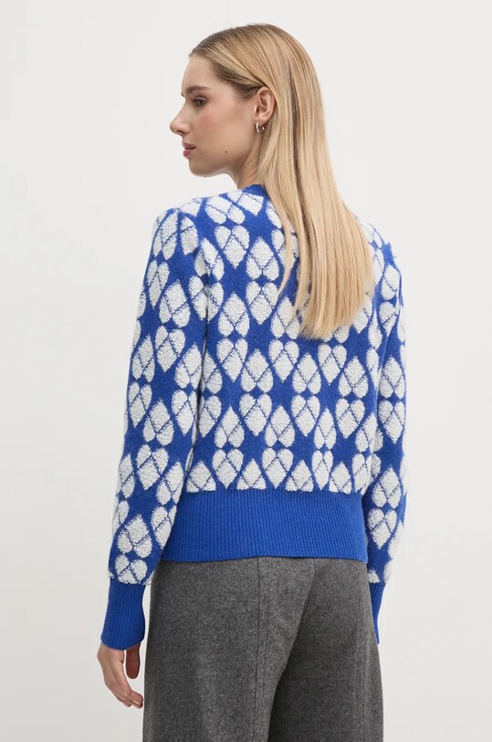 Îmbrăcăminte United Colors of Benetton pulover din amestec de lana 1032E10BI albastru