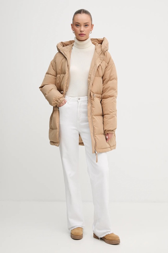 Kašmírový svetr United Colors of Benetton 1033D202D béžová AW25