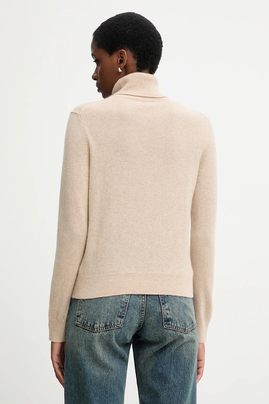 Odzież United Colors of Benetton sweter kaszmirowy 1033D202D beżowy