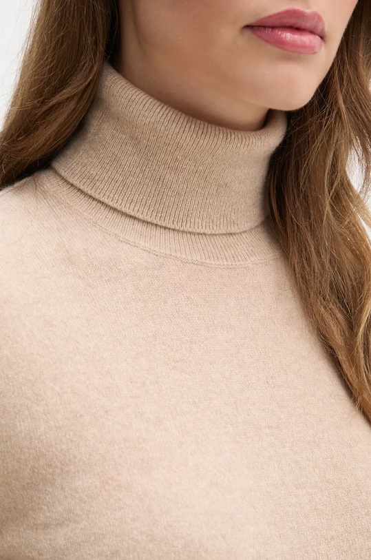 Pulover od kašmira United Colors of Benetton 1033D202D bež