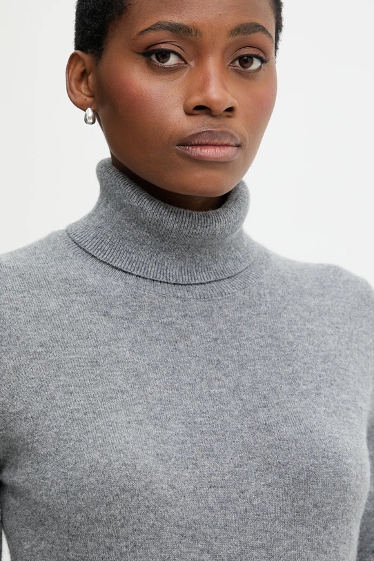 United Colors of Benetton sweter kaszmirowy szary 1033D202D