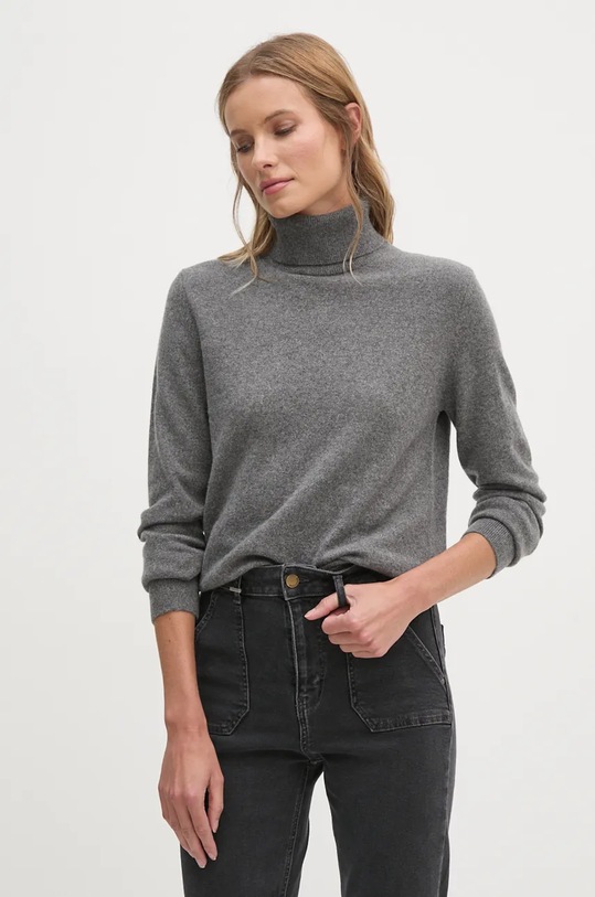 United Colors of Benetton maglione in cachemirie grigio 1033D202D