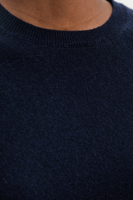 United Colors of Benetton sweter kaszmirowy 1033D107P granatowy