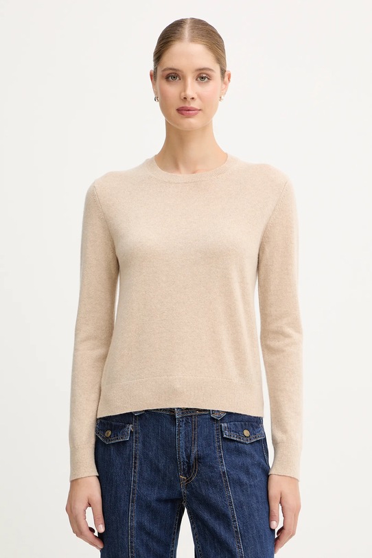 United Colors of Benetton pulover de casmir subtiri bej 1033D107P