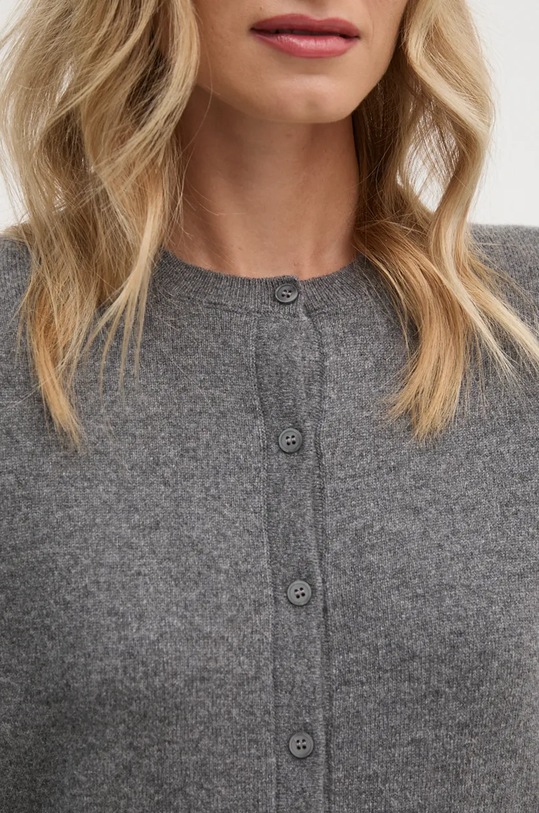 United Colors of Benetton kardigan kaszmirowy 1033D5016 szary