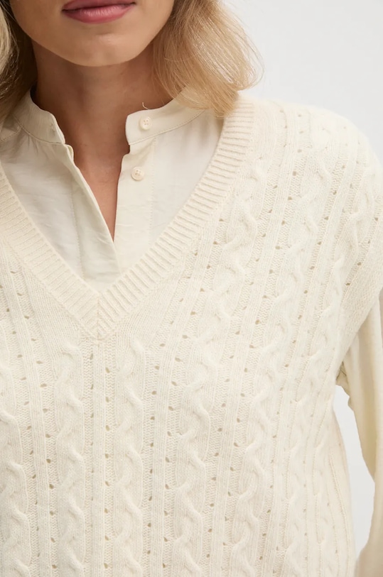 United Colors of Benetton gilè in lana 1244D4023 beige