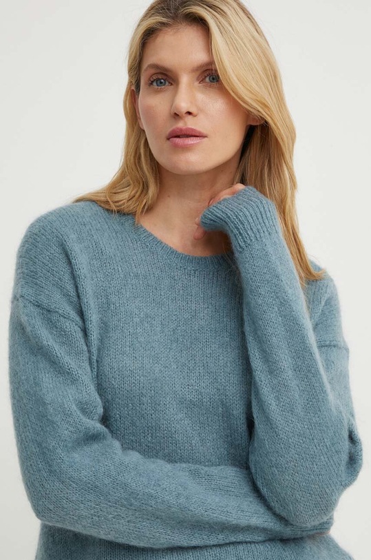 By Malene Birger sweter wełniany BRIELLA. niebieski Q71340035