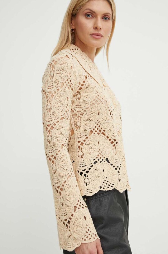 By Malene Birger cardigan din bumbac GWENEVERE. bej Q72363005