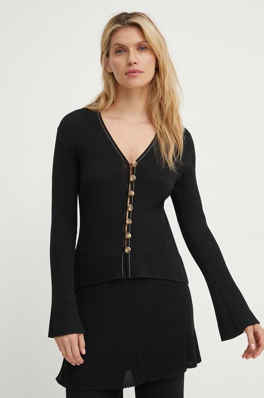 By Malene Birger pulover CIRELLA subtiri negru Q72089007