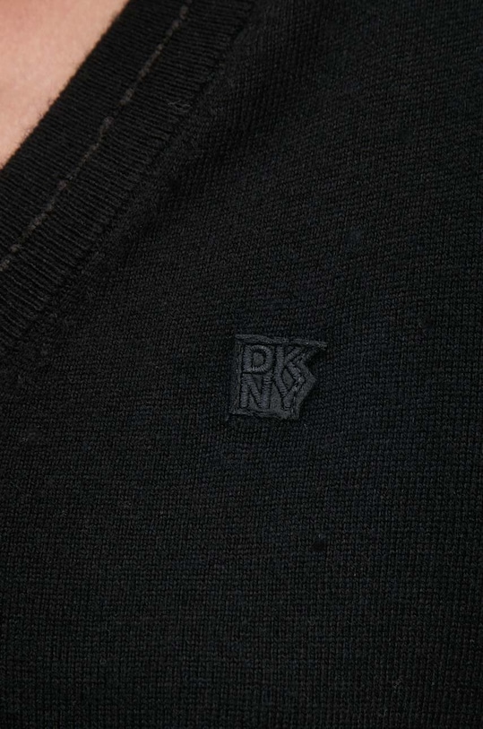 Dkny sweter z domieszką wełny D2G4A151 czarny