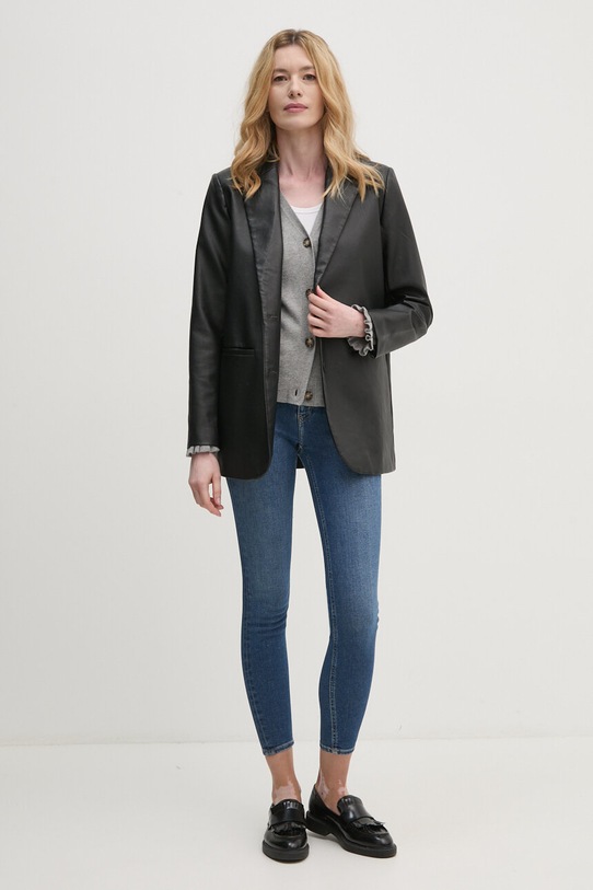 Kardigan s primjesom vune Dkny D2G4A150 siva AW24