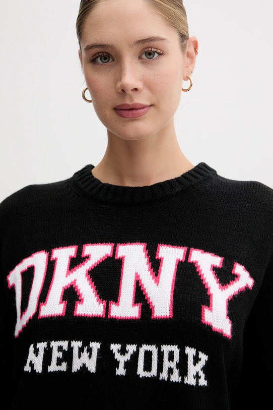 Dkny pulóver fekete DJ4R0362