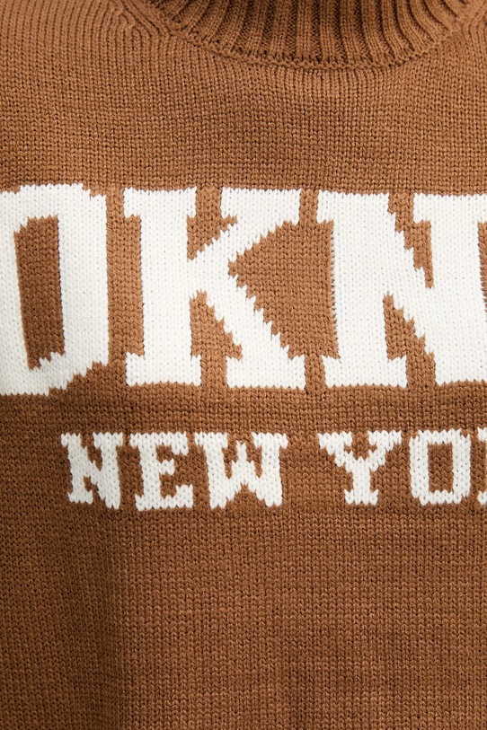 Dkny sweter DJ4R0386 brązowy