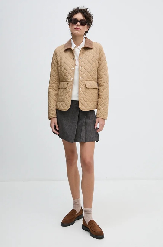 Dkny sweter DJ4R0407 beżowy AW24