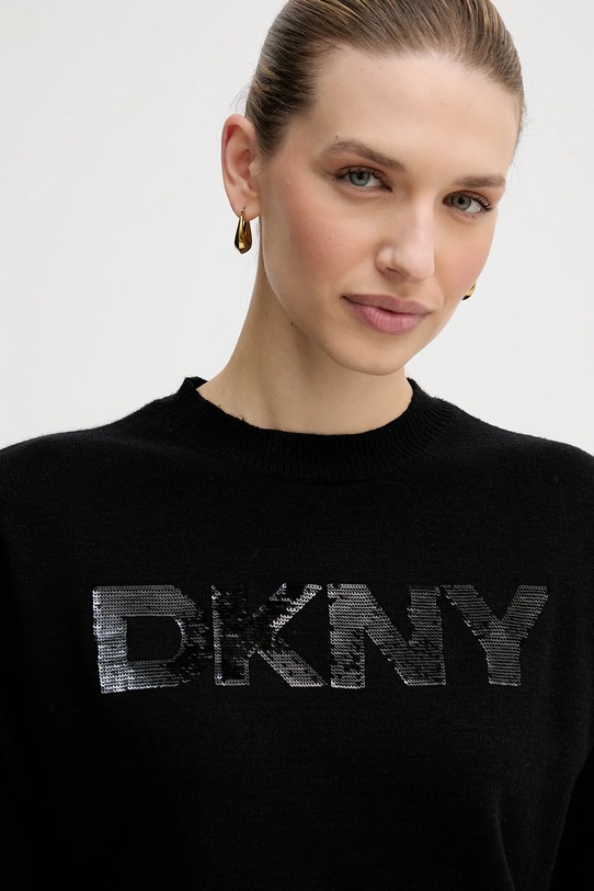 Dkny sweter czarny DJ4R0407
