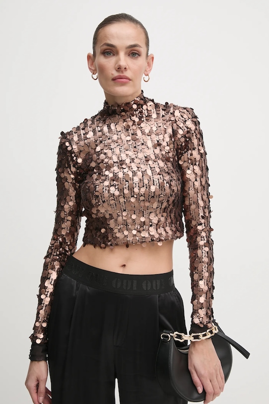 Μπλουζάκι Dkny slim πορτοκαλί DJ4T1240