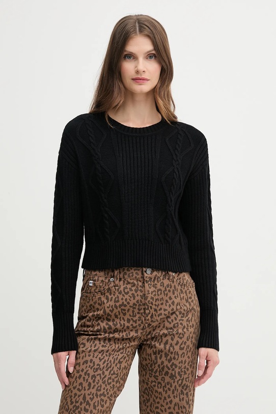 Dkny sweter czarny DJ4R0376