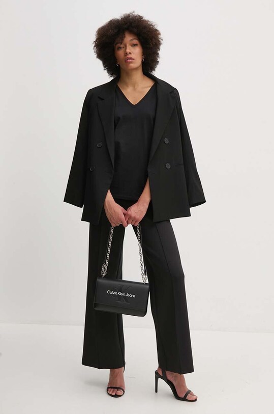 Хлопковая футболка United Colors of Benetton 3EERD109C чёрный AW24