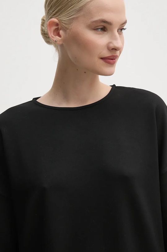 United Colors of Benetton bluza negru 38Y6D108O