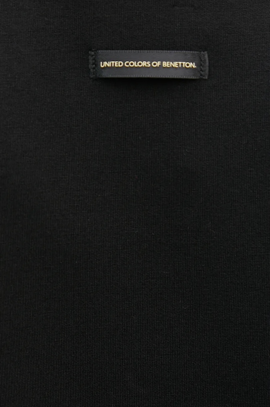United Colors of Benetton bluza 38Y6D108O negru