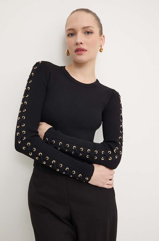 MICHAEL Michael Kors pulover subtiri negru MT460X05ZV