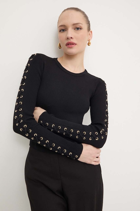 MICHAEL Michael Kors maglione a maglia fine nero MT460X05ZV