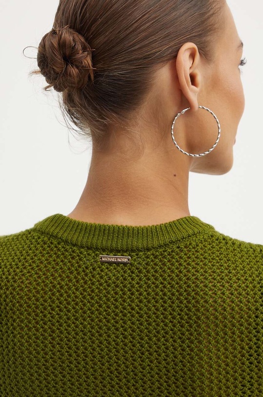 Vlněný svetr MICHAEL Michael Kors MT460YCF2G zelená