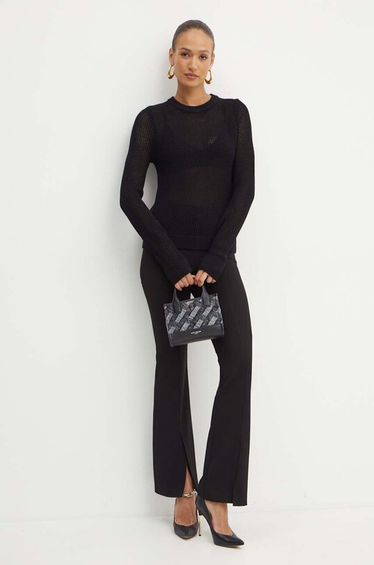 MICHAEL Michael Kors pulover de lana MT460YCF2G negru AW24