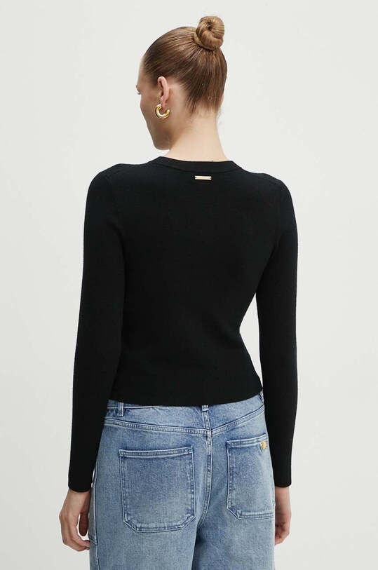 Îmbrăcăminte MICHAEL Michael Kors cardigan din lana MT460Y94VR negru