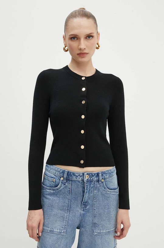 Vlnený kardigán MICHAEL Michael Kors čierna MT460Y94VR