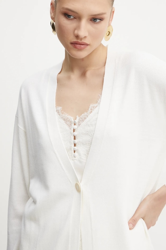 Armani Exchange kardigan wełniany beżowy 6DYE1J.YME3Z