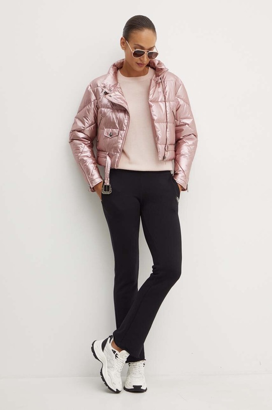 Armani Exchange sweter wełniany 6DYM1J.YME3Z różowy AW24