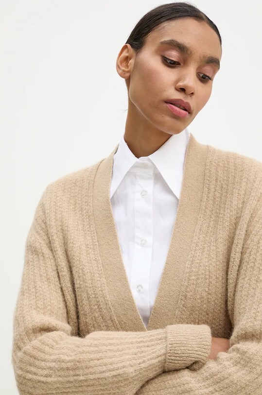 Vlněný svetr Drykorn béžová 88587.420171