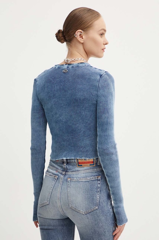 Дрехи Памучен пуловер Diesel M-ACCHIA A14254.0ANAF тъмносин