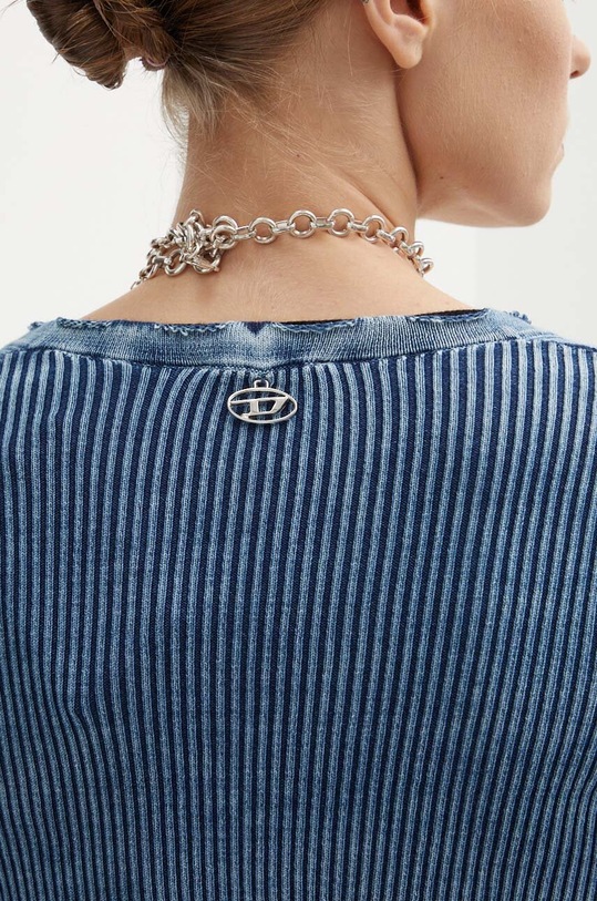 Памучен пуловер Diesel M-ACCHIA A14254.0ANAF тъмносин