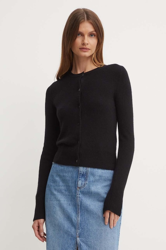 Vlněný svetr Marella kulatý černá 2423346014200