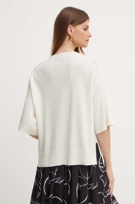 Одяг Вовняний светр Marella 2423366141200 бежевий