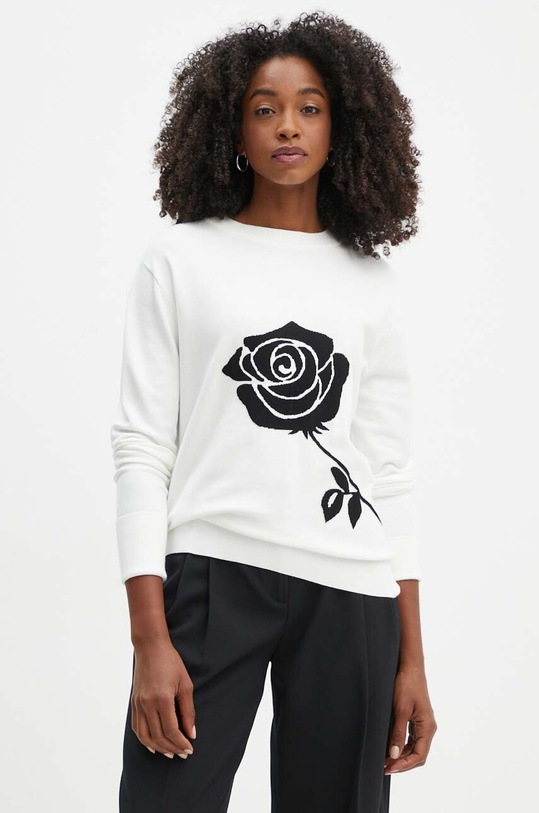 Marella sweter aplikacja beżowy 2423366201200