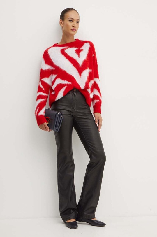 Светр з домішкою вовни Marella 2423366264200 червоний AW24