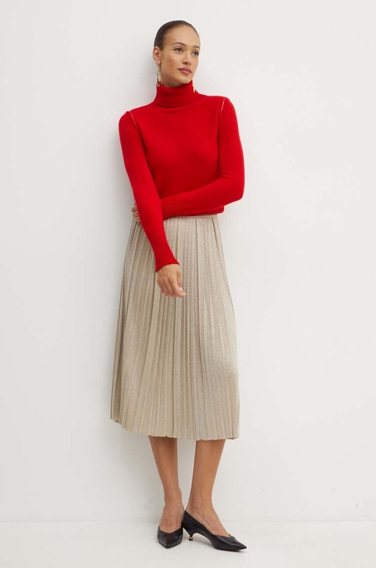 Μάλλινο πουλόβερ Marella 2423946024200 κόκκινο AW24