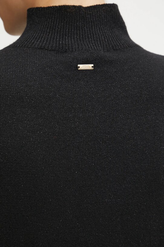 Armani Exchange pulover din amestec de lana negru 6DYM2D.YM2FZ
